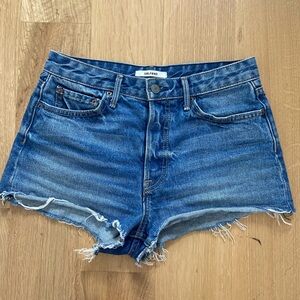 GRLFRND denim cutoff shorts!